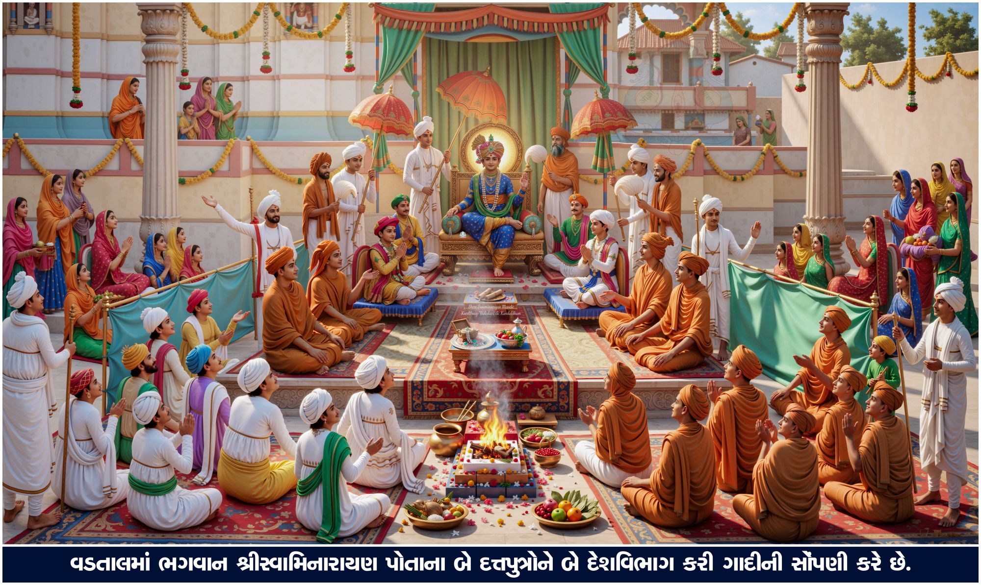 Swaminarayan Bhagwan's Aacharya Ceremony